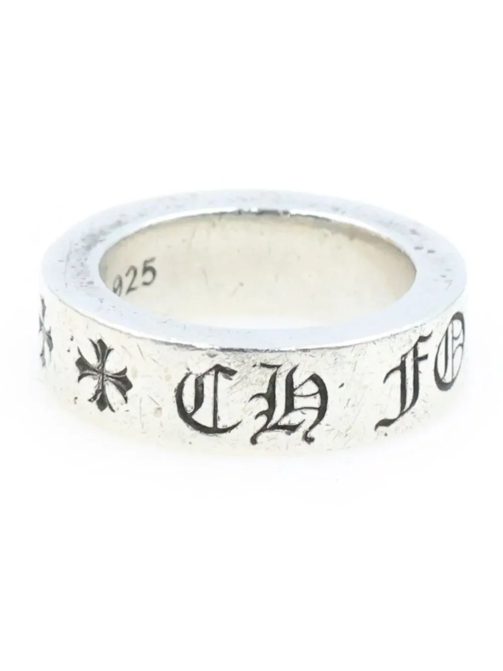 Chrome Hearts Spacer Forever Ring Silver